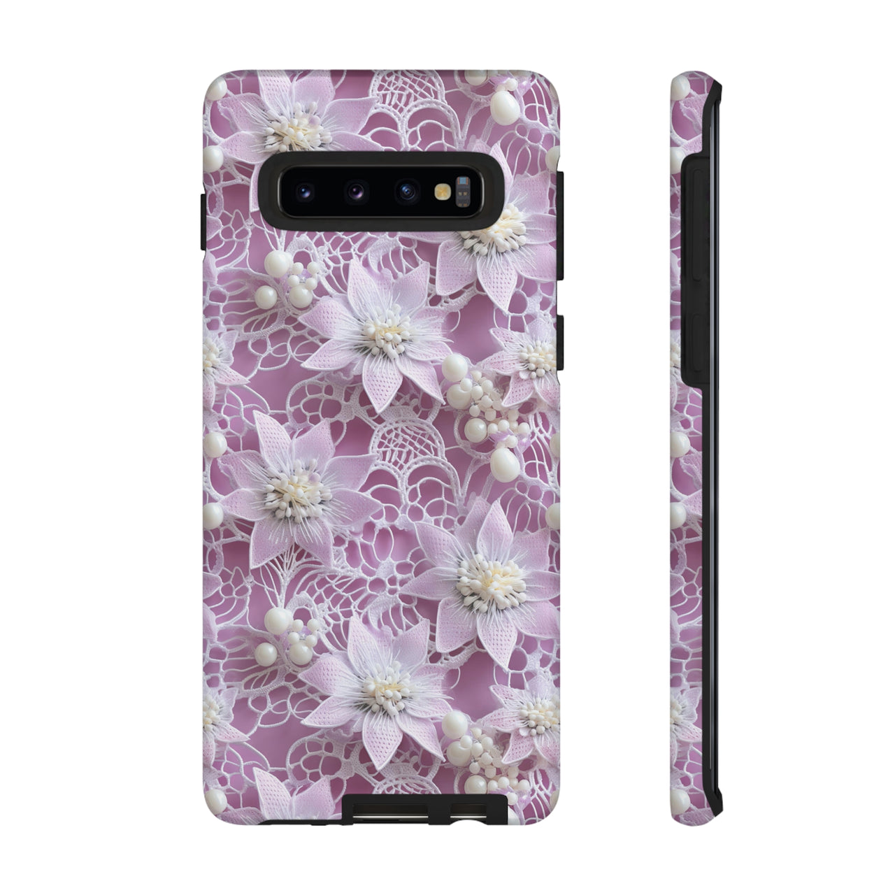 Coquette Clematis Tough Cases for Samsung Galaxy S10, Samsung Galaxy S10E, and Samsung Galaxy S10 Plus