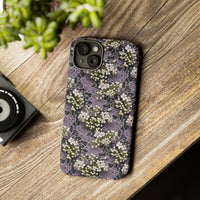 Thumbnail for White Flowers on a Purple Bed - Tough Case for iPhone 15, iPhone 15 Pro, iPhone 15 Plus, and iPhone 15 Pro Max