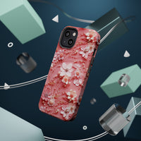 Thumbnail for Floral Champagne Toast MagSafe Tough Cases for iPhone 13, iPhone 13 Mini, iPhone 13 Pro, and iPhone 13 Pro Max.