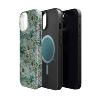 Thumbnail for Teal Petals - MagSafe Tough Cases for iPhone 13, iPhone 13 Mini, iPhone 13 Pro, and iPhone 13 Pro Max.