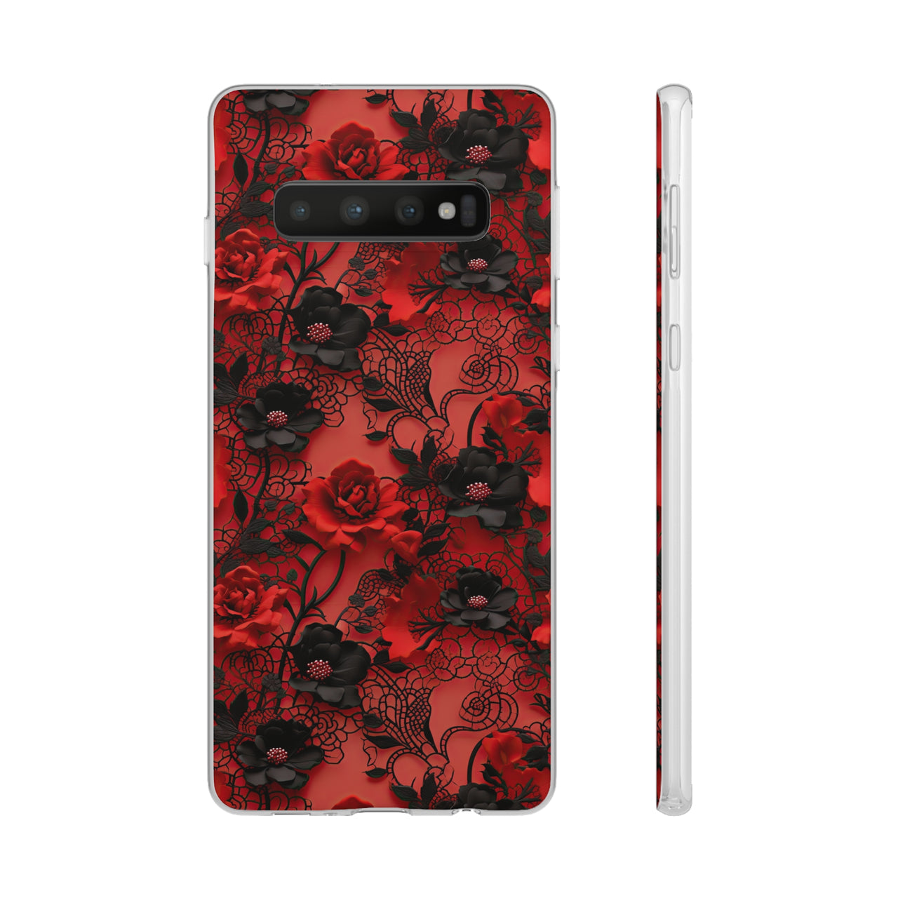 Gothic Rose - Flexi Cases for Samsung Galaxy S23, Samsung Galaxy S23 Plus, and Samsung Galaxy S23 Ultra