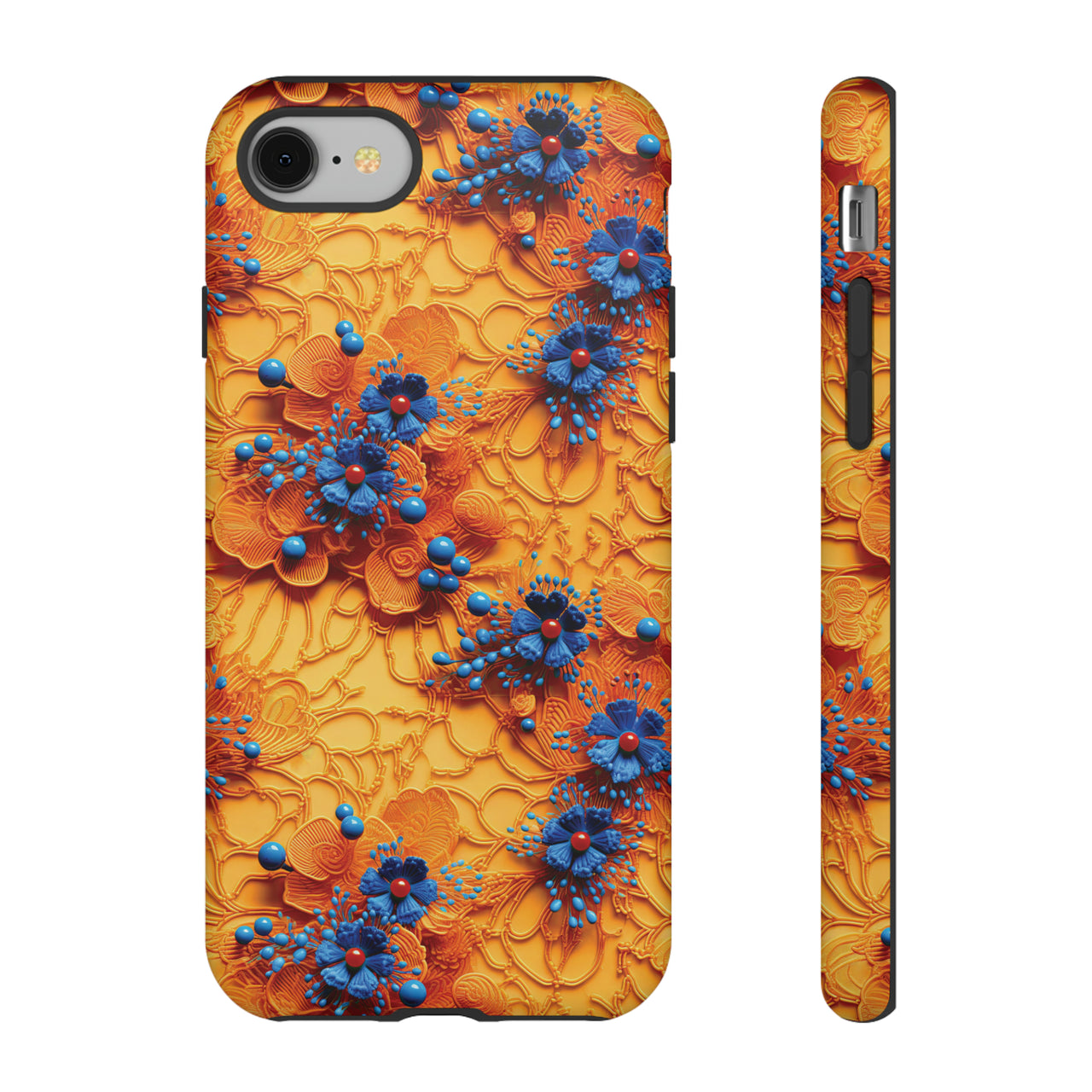 Royal Ryukyu Blossoms - Tough Case for iPhone 8 and iPhone 8 Plus