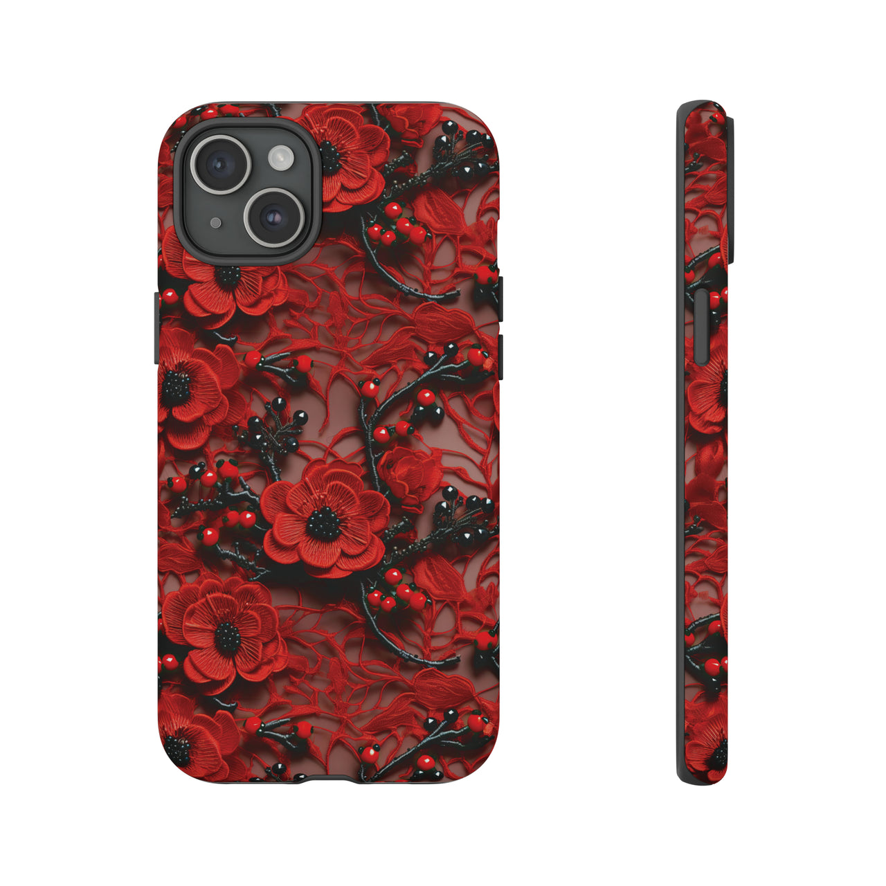 Scarlet Temptation Tough Case for iPhone 15, iPhone 15 Pro, iPhone 15 Plus, and iPhone 15 Pro Max