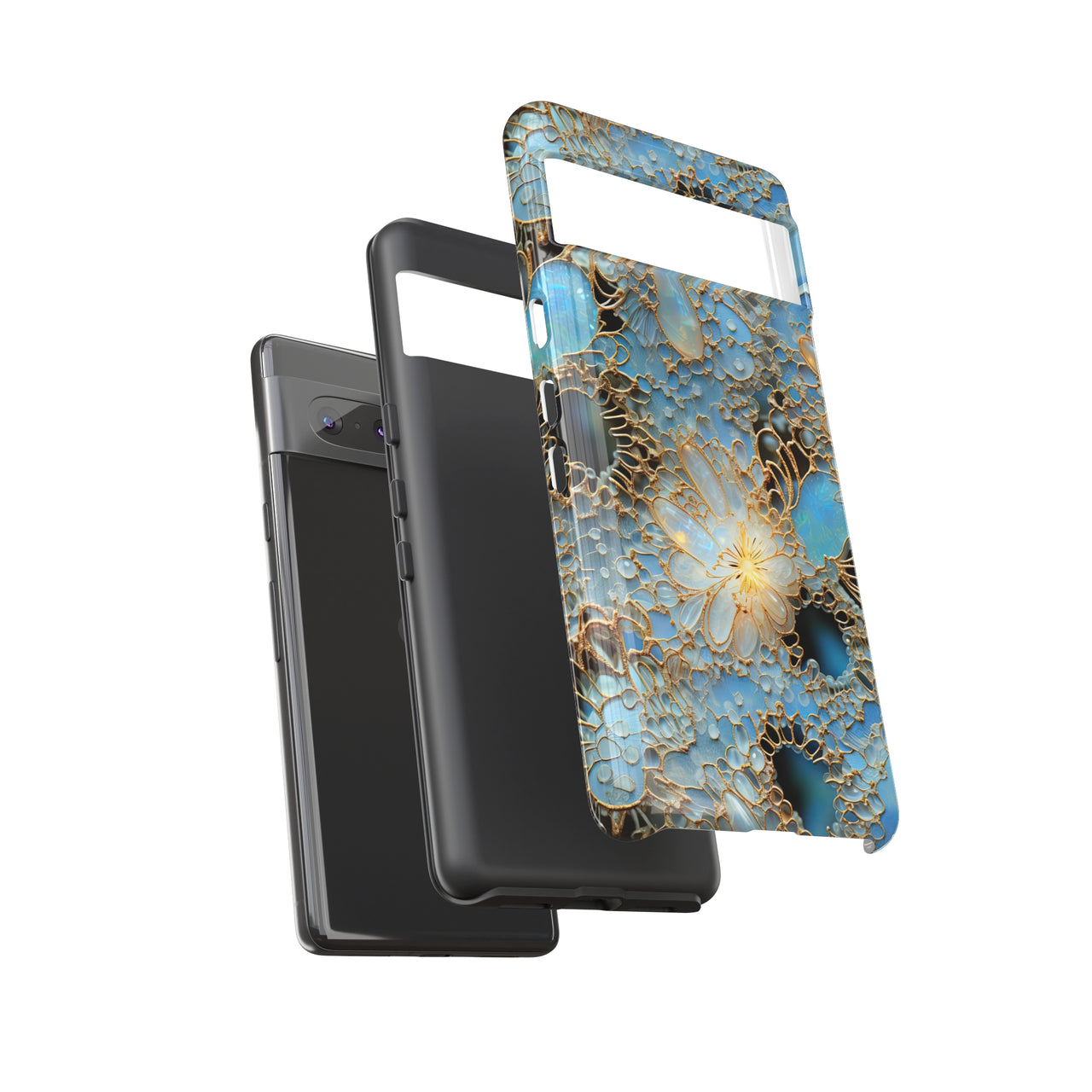 Gemstones and Gold Lace Tough Case for Google Pixel 7