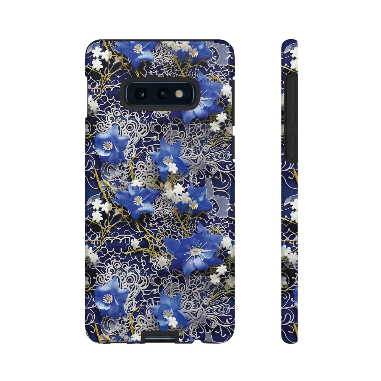 Cerulean Elegance Tough Case for Samsung Galaxy S10, Samsung Galaxy S10E, and Samsung Galaxy S10 Plus