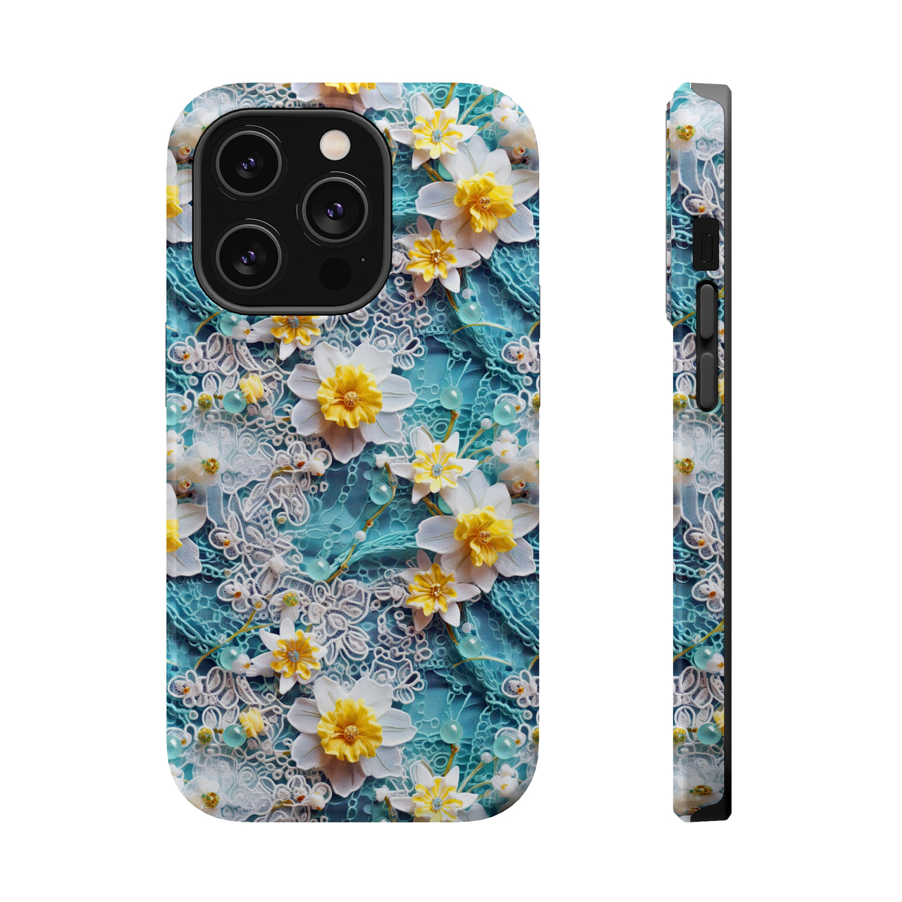 Daffodil for March Birthday - MagSafe Tough Case for iPhone 14, iPhone 14 Pro, iPhone 14 Plus, and iPhone 14 Pro Max