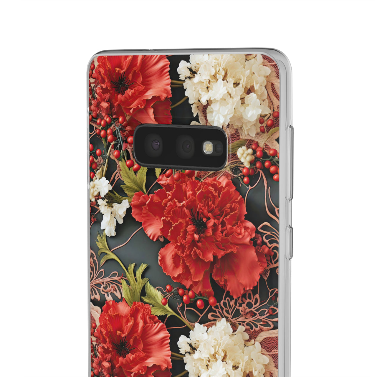 Carnation for January Birthday - Flexi Cases for Samsung Galaxy S10, Samsung Galaxy S10E, & Samsung Galaxy S10 Plus