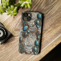 Thumbnail for Boho Agate and Lace Tough Case for iPhone 15, iPhone 15 Pro, iPhone 15 Plus, and iPhone 15 Pro Max