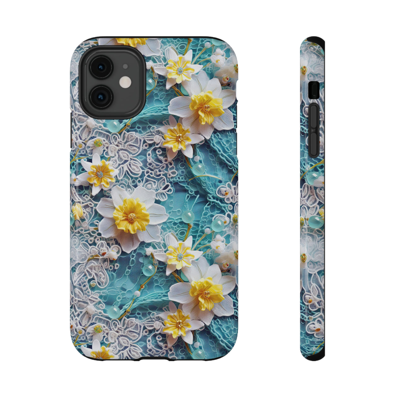 Daffodil for March Birthday - Impact-Resistant Cases for iPhone 11, iPhone 11 Pro, and iPhone 11 Pro Max. Supports Wireless Charging.