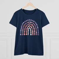 Thumbnail for Rainbow Days - Women's Midweight Cotton Tee