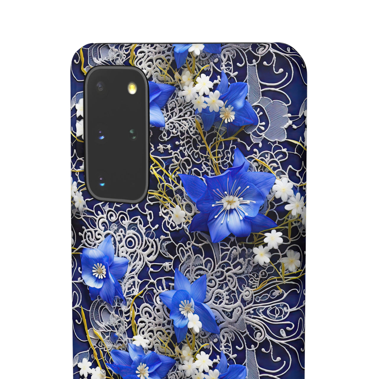 Cerulean Elegance - Snap Case for Samsung Galaxy S20, Samsung Galaxy S20+, Samsung Galaxy S20 Ultra, & Samsung Galaxy S20 FE