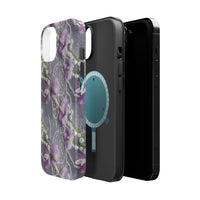 Thumbnail for Purple Sweet Pea MagSafe Tough Cases for iPhone 14, iPhone 14 Pro, iPhone 14 Plus, and iPhone 14 Pro Max