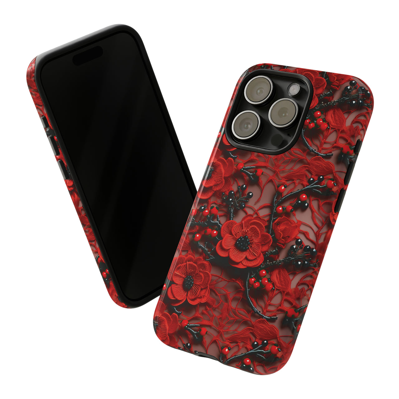 Scarlet Temptation Tough Case for iPhone 15, iPhone 15 Pro, iPhone 15 Plus, and iPhone 15 Pro Max