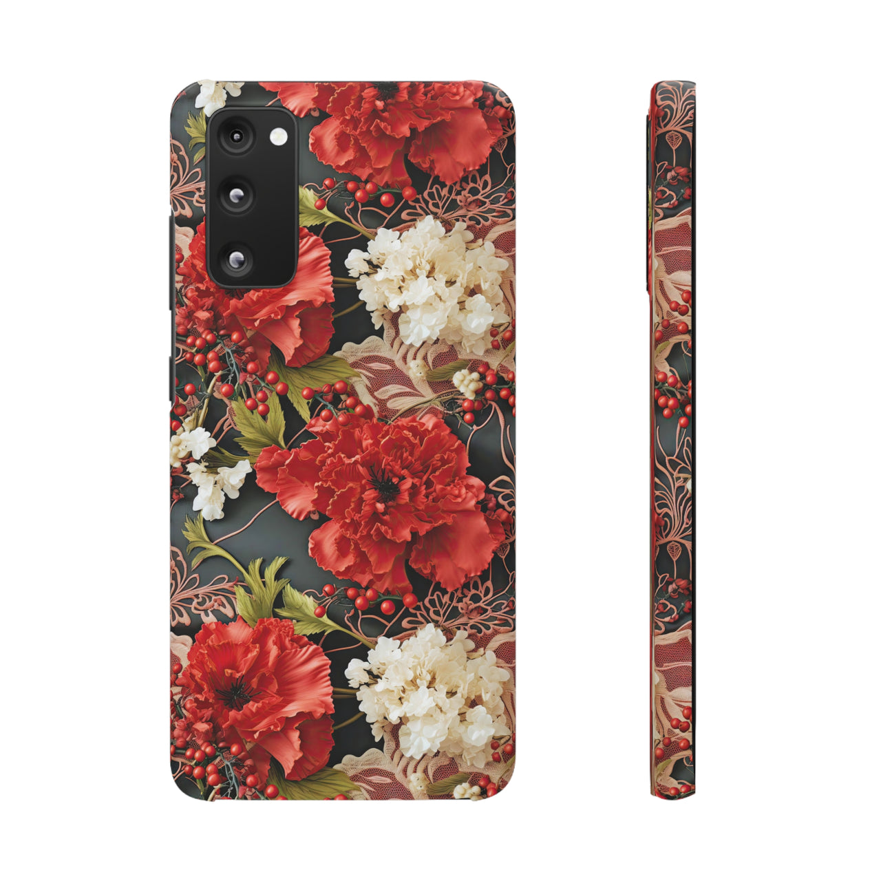 Carnation for January Birthday - Snap Case for Samsung Galaxy S20, Samsung Galaxy S20+, Samsung Galaxy S20 Ultra, & Samsung Galaxy S20 FE