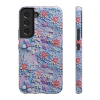 Thumbnail for Cotton Candy Meadow - Impact-Resistant Case for Samsung Galaxy S22, Samsung Galaxy S22 Plus, and Samsung Galaxy S22 Ultra. Supports Wireless Charging.