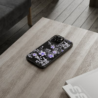 Thumbnail for *Clear Case* Purple Petals - iPhone 14, iPhone 14 Pro, iPhone 14 Plus, iPhone 14 Pro Max - Supports Wireless Charging