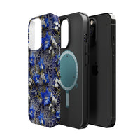 Thumbnail for Cerulean Elegance MagSafe Tough Cases for iPhone 13, iPhone 13 Mini, iPhone 13 Pro, and iPhone 13 Pro Max.