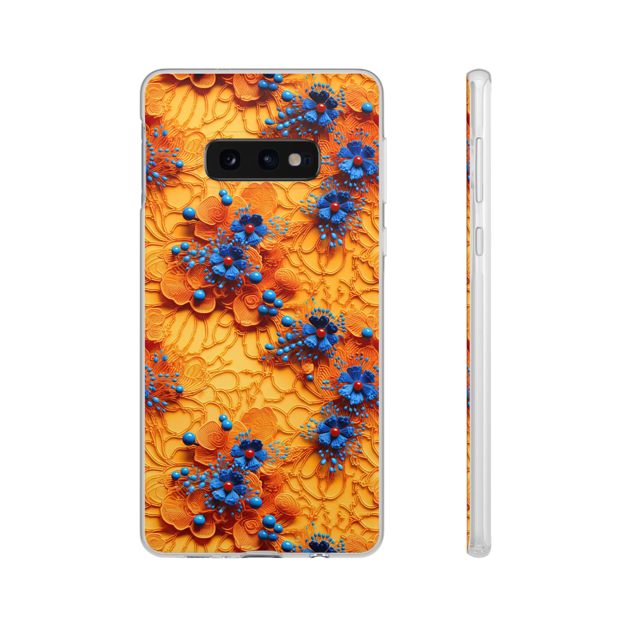 Royal Ryukyu Blossoms - Flexi Cases for Samsung Galaxy S10, Samsung Galaxy S10E, & Samsung Galaxy S10 Plus