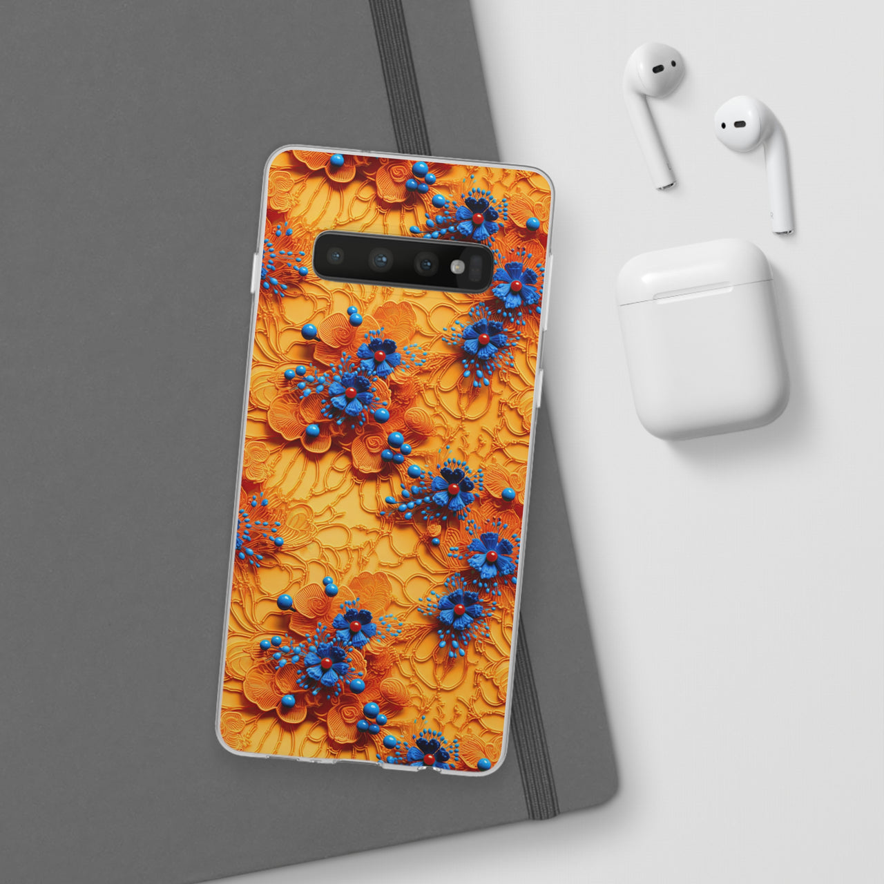 Royal Ryukyu Blossoms - Flexi Cases for Samsung Galaxy S10, Samsung Galaxy S10E, & Samsung Galaxy S10 Plus