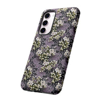 Thumbnail for White Flowers on a Purple Bed - Tough Case for Samsung Galaxy S23, Samsung Galaxy S23 Plus, and Samsung Galaxy S23 Ultra