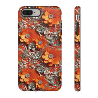 Thumbnail for Orange Petals in Silver Tapestry Tough Case for iPhone 8 and iPhone 8 Plus