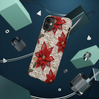 Thumbnail for Christmas Poinsettia Impact-Resistant Cases for iPhone 11, iPhone 11 Pro, and iPhone 11 Pro Max. Supports Wireless Charging.