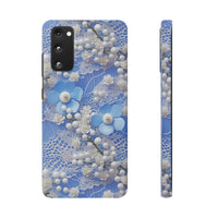 Thumbnail for Pearls and Lace on Baby Blue - Snap Case for Samsung Galaxy S20, Samsung Galaxy S20+, Samsung Galaxy S20 Ultra, & Samsung Galaxy S20 FE