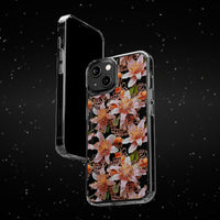 Thumbnail for *Clear Case* Pink Lily - iPhone 14, iPhone 14 Pro, iPhone 14 Plus, iPhone 14 Pro Max - Supports Wireless Charging