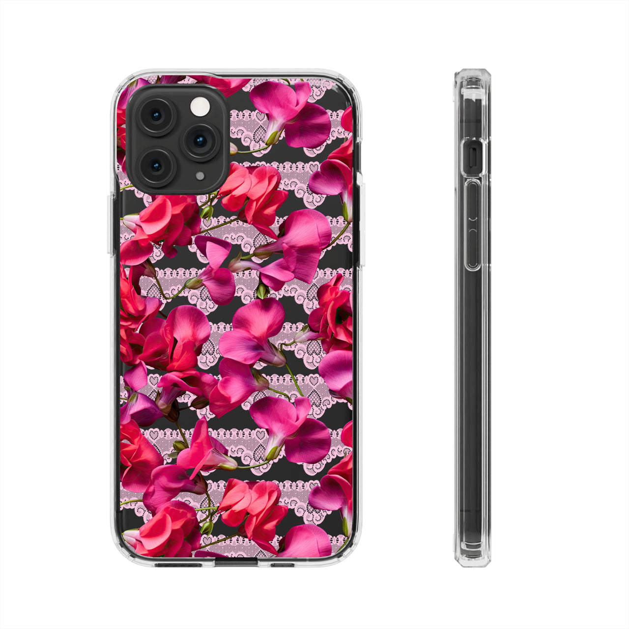 *Clear Case* The Sweetest Pea - iPhone 11, iPhone 11 Pro, iPhone 11 Pro Max - Supports Wireless Charging