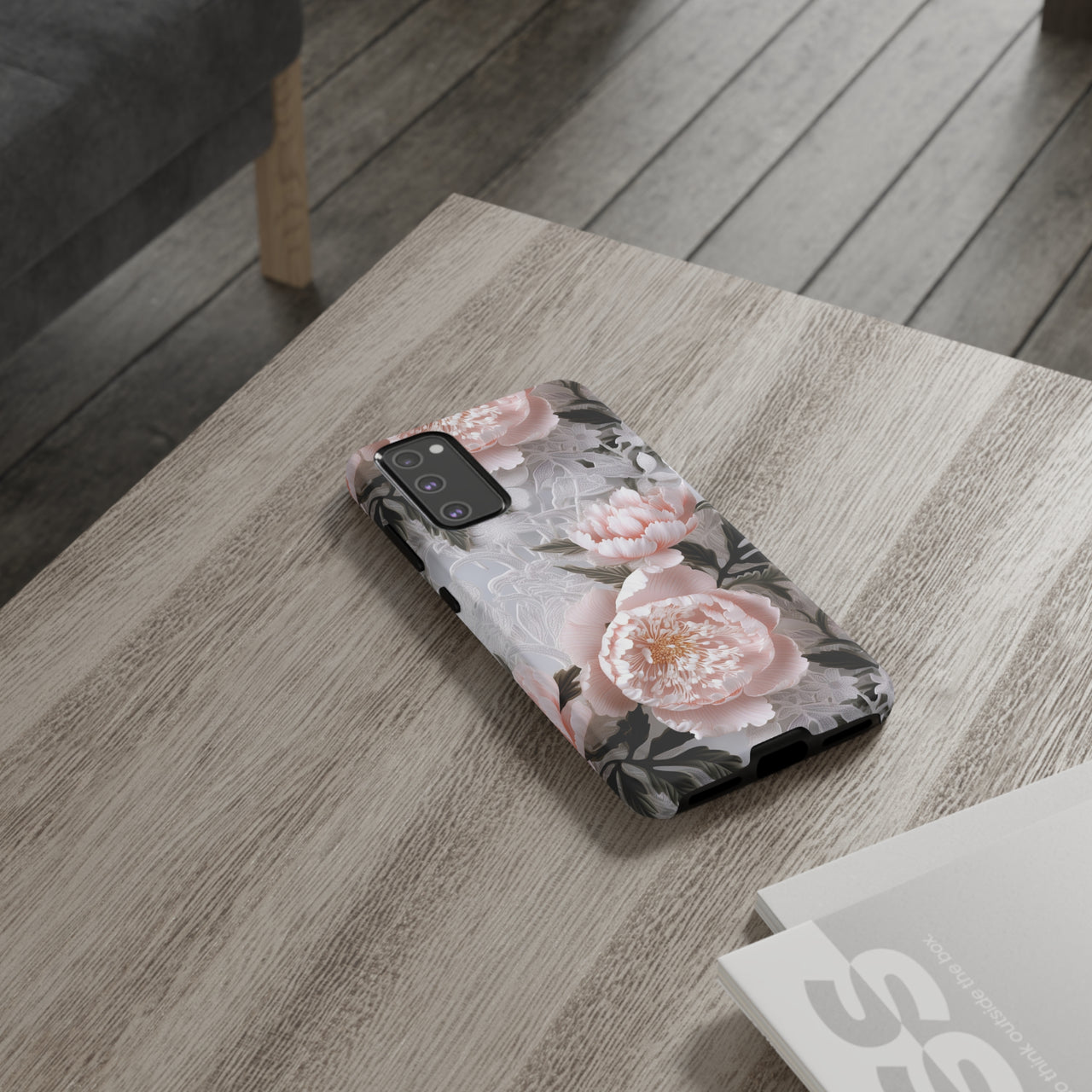 Pink Peony Tough Case for Samsung Galaxy S20, Samsung Galaxy S20+, Samsung Galaxy S20 Ultra, and Samsung Galaxy S20 FE