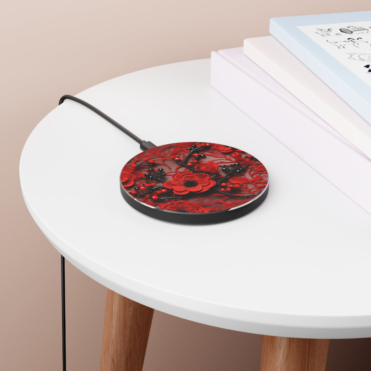 Scarlet Temptation Wireless Charger for Qi Enabled Phones