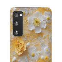 Thumbnail for Yellow Floral - Snap Case for Samsung Galaxy S20, Samsung Galaxy S20+, Samsung Galaxy S20 Ultra, & Samsung Galaxy S20 FE