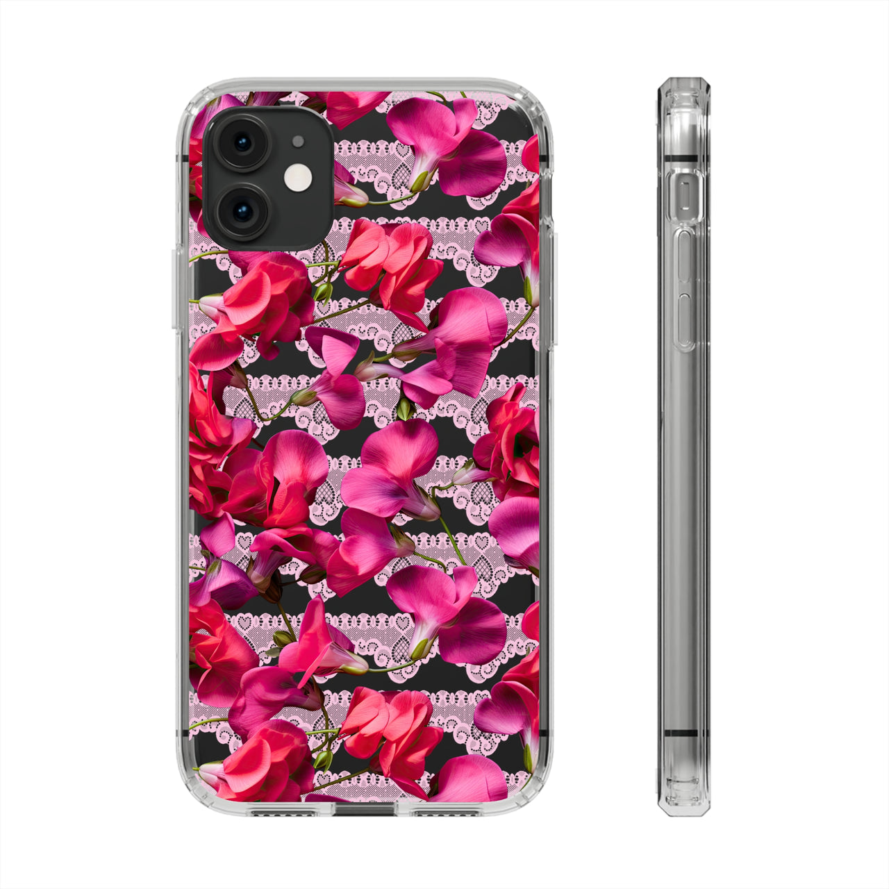 *Clear Case* The Sweetest Pea - iPhone 11, iPhone 11 Pro, iPhone 11 Pro Max - Supports Wireless Charging