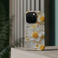 Thumbnail for Yellow and White Floral MagSafe Tough Cases for iPhone 14, iPhone 14 Pro, iPhone 14 Plus, and iPhone 14 Pro Max