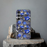 Thumbnail for Cerulean Elegance - Flexi Cases for Samsung Galaxy S23, Samsung Galaxy S23 Plus, and Samsung Galaxy S23 Ultra