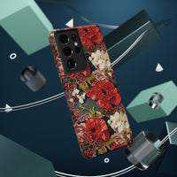 Thumbnail for Carnation for January Birthday - Impact-Resistant Case for Samsung Galaxy S21, Samsung Galaxy S21 Plus, and Samsung Galaxy S21 Ultra. Supports Wireless Charging.