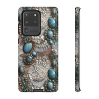 Thumbnail for Boho Agate and Lace Tough Case for Samsung Galaxy S20, Samsung Galaxy S20+, Samsung Galaxy S20 Ultra, and Samsung Galaxy S20 FE