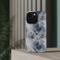 Thumbnail for Himalayan Blue Poppy MagSafe Tough Cases for iPhone 13, iPhone 13 Mini, iPhone 13 Pro, and iPhone 13 Pro Max.