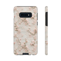 Thumbnail for White Lace and Cherry Blossoms Tough Cases for Samsung Galaxy S10, Samsung Galaxy S10E, and Samsung Galaxy S10 Plus