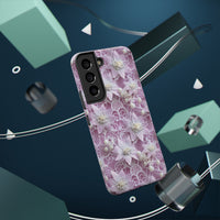 Thumbnail for Coquette Clematis Impact-Resistant Cases for Samsung Galaxy S22, Samsung Galaxy S22 Plus, and Samsung Galaxy S22 Ultra. Supports Wireless Charging.