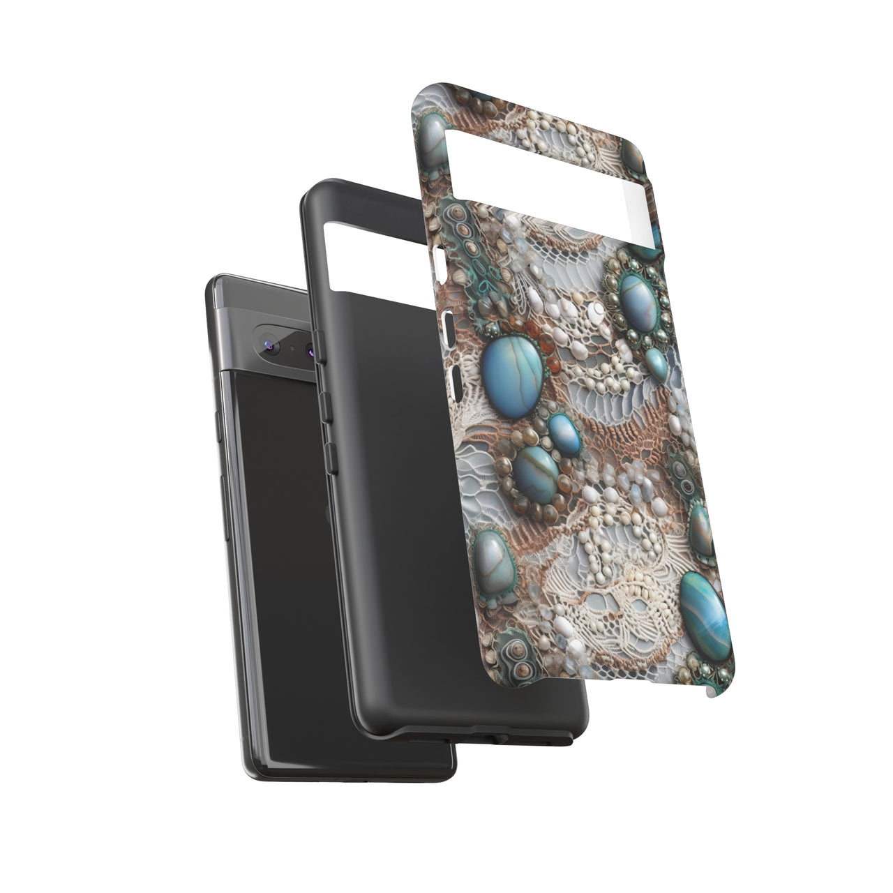 Boho Agate and Lace Tough Case for Google Pixel 7