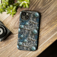 Thumbnail for Sea Foam Lace and Pearls Tough Case for iPhone 15, iPhone 15 Pro, iPhone 15 Plus, and iPhone 15 Pro Max