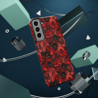 Thumbnail for Gothic Rose Impact-Resistant Cases for Samsung Galaxy S22, Samsung Galaxy S22 Plus, and Samsung Galaxy S22 Ultra. Supports Wireless Charging.