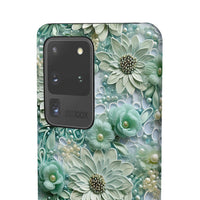 Thumbnail for Teal Petals - Snap Case for Samsung Galaxy S20, Samsung Galaxy S20+, Samsung Galaxy S20 Ultra, & Samsung Galaxy S20 FE