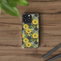 Thumbnail for *Clear Case* Whimsical Sunflowers - iPhone 13, iPhone 13 Mini, iPhone 13 Pro, iPhone 13 Pro Max - Supports Wireless Charging