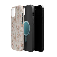 Thumbnail for White Lace and Cherry Blossoms MagSafe Tough Cases for iPhone 14, iPhone 14 Pro, iPhone 14 Plus, and iPhone 14 Pro Max