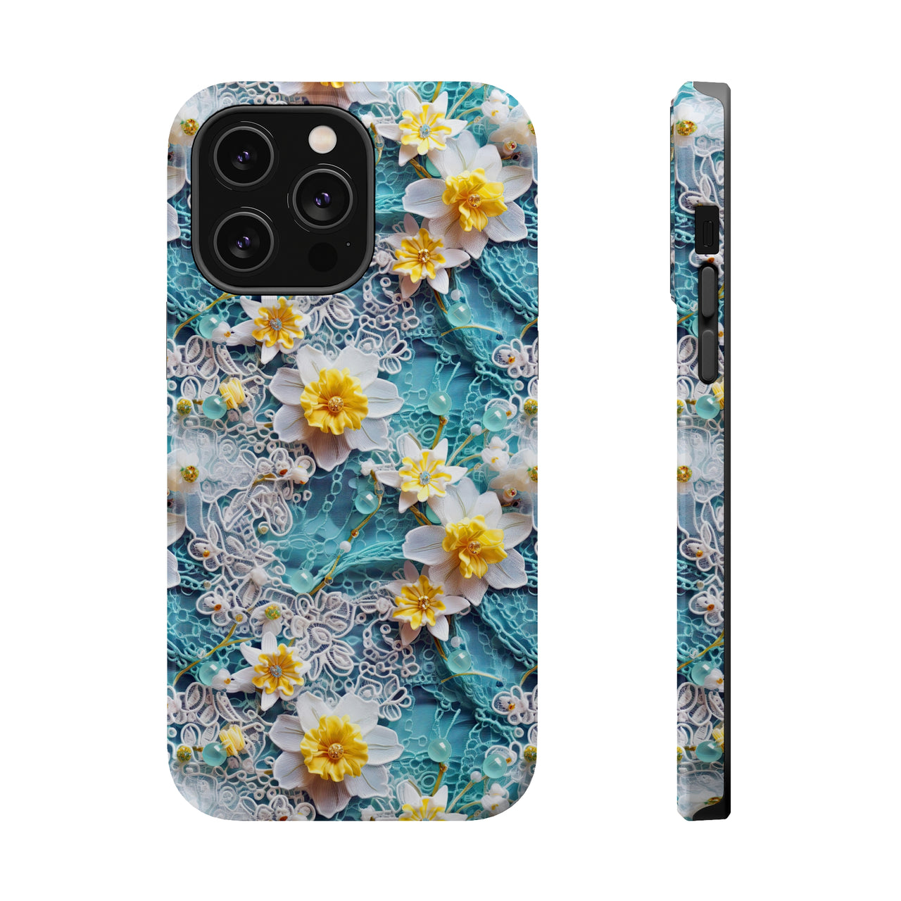 Daffodil for March Birthday - MagSafe Tough Case for iPhone 14, iPhone 14 Pro, iPhone 14 Plus, and iPhone 14 Pro Max