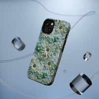 Thumbnail for Teal Petals - MagSafe Tough Cases for iPhone 13, iPhone 13 Mini, iPhone 13 Pro, and iPhone 13 Pro Max.