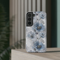 Thumbnail for Himalayan Blue Poppy Impact-Resistant Cases for Samsung Galaxy S22, Samsung Galaxy S22 Plus, and Samsung Galaxy S22 Ultra. Supports Wireless Charging.