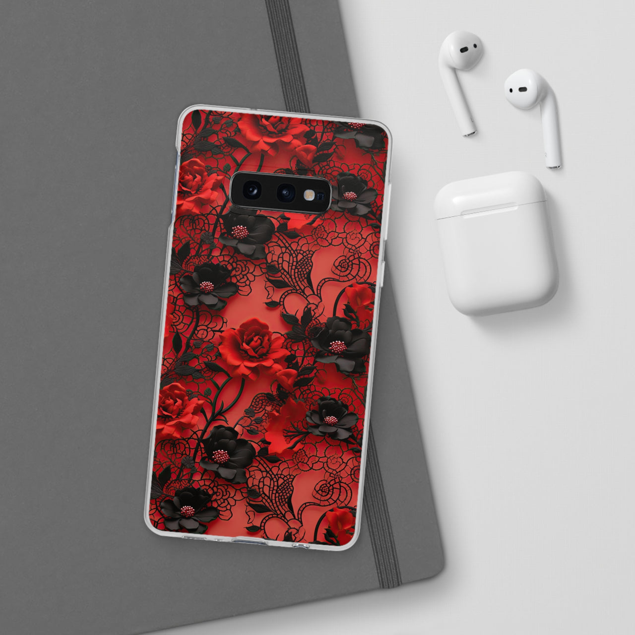 Gothic Rose - Flexi Cases for Samsung Galaxy S10, Samsung Galaxy S10E, & Samsung Galaxy S10 Plus